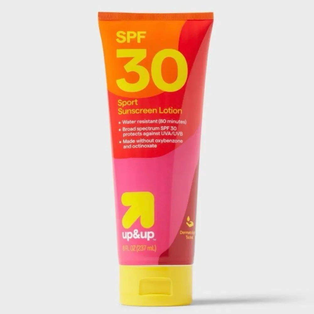 NWT 5 Pack up&up 8oz Sport Sunscreen Tan Lotion SPF 30 Whole Body Application